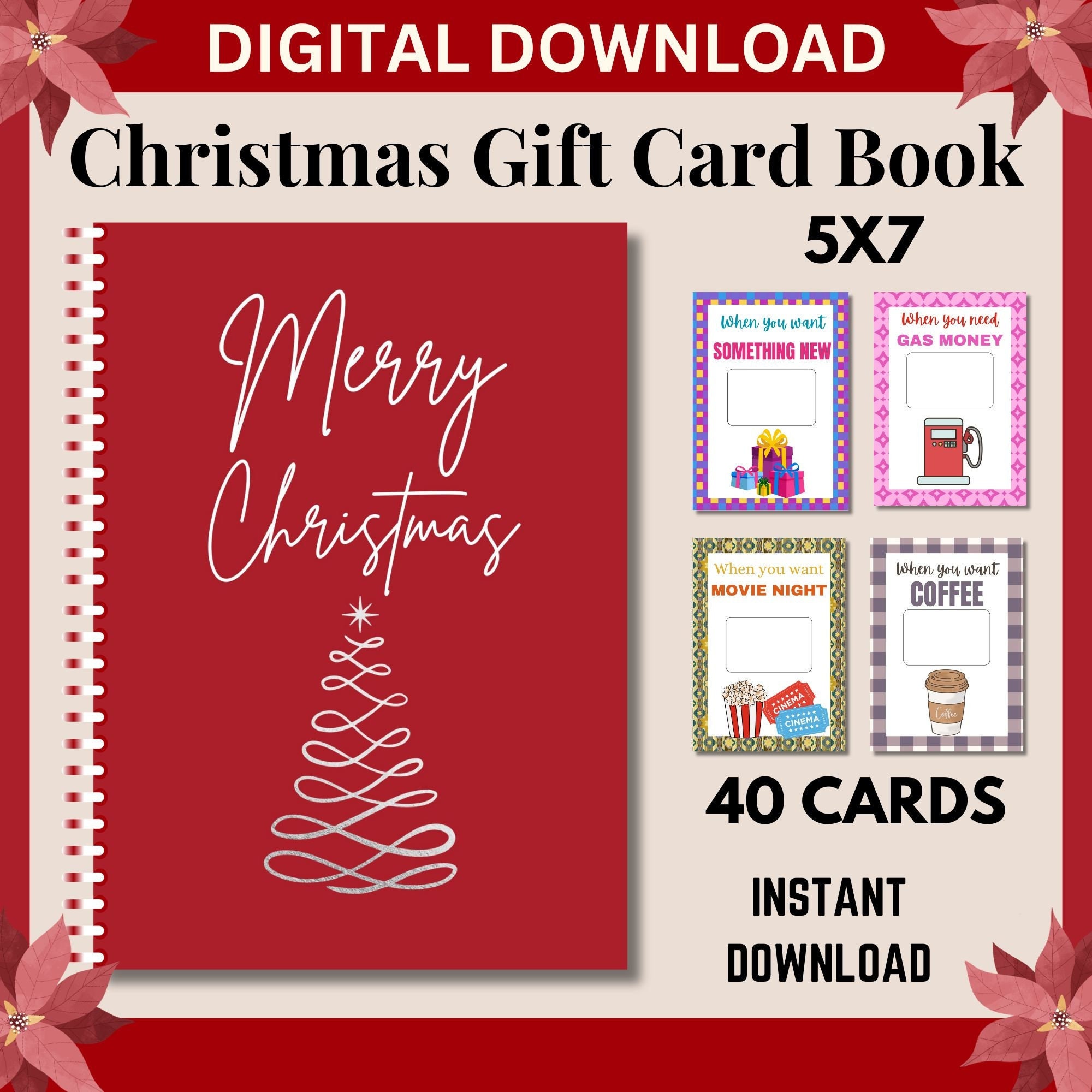 christmas-gift-card-book-printable-christmas-gift-for-kids-christmas-gift-card-book-christmas-gifts-for-teen-teenage-christmas-present-etsy