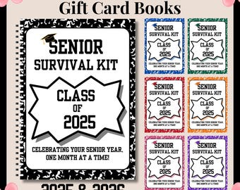 Senior Survival Kit Gift Card Book: Class of 2025/2026 (Digital Download)