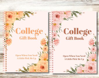 Druckbare College Geschenkkarte Buch: Care Paket Geschenk (PDF Download)