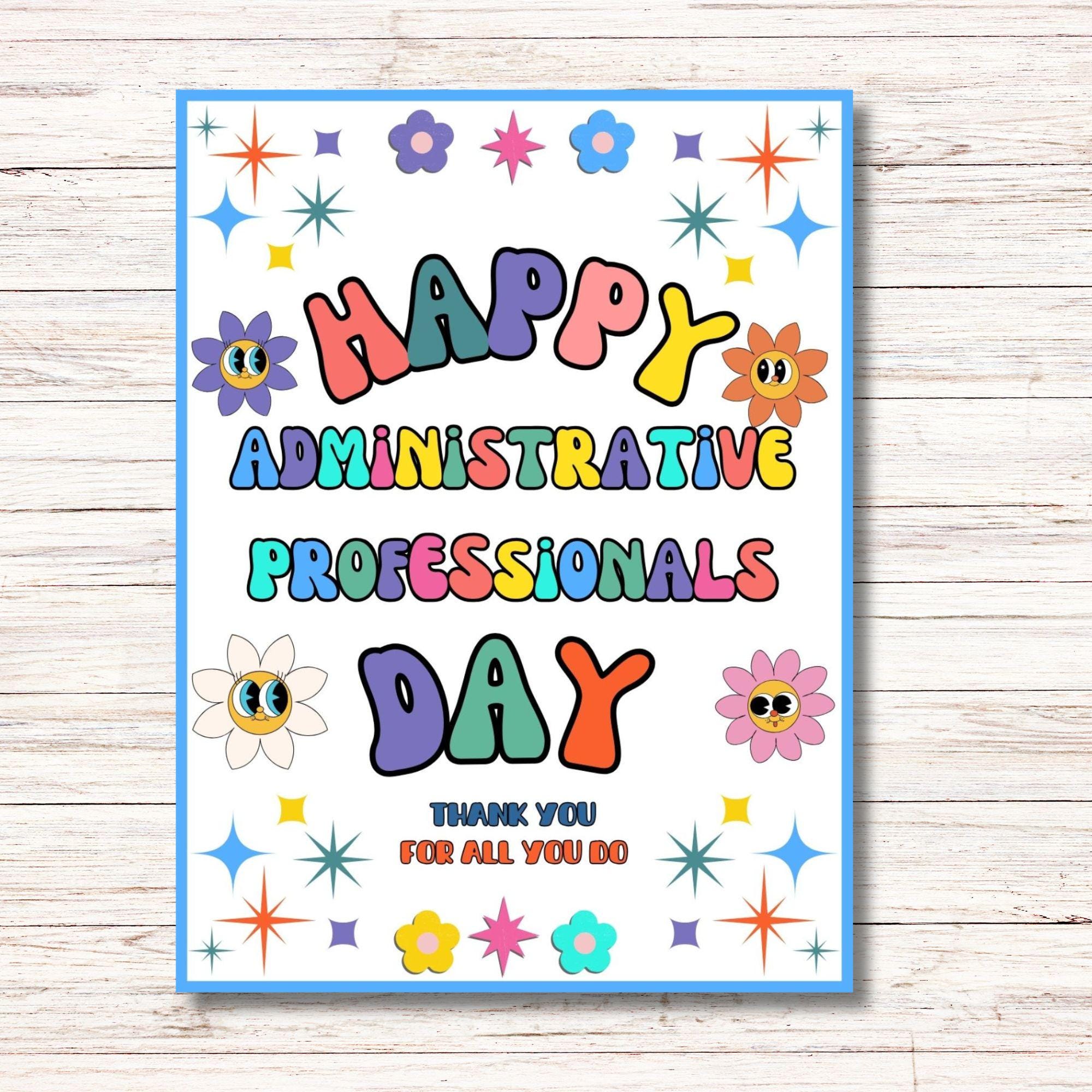 Administrative Professional Gift Tags, Administrative Assistant Day Appreciation Cards, Secretaries Day Staff Appreciation Printable Card - Etsy administrative-professional-gift-tags-administrative-assistant-day-appreciation-cards-secretaries-day-staff-appreciation-printable-card-etsy