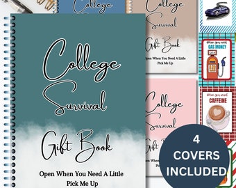 College Gift Card Book, college care package, printable college gift card book, first year of college gift from parents, thoughtful college