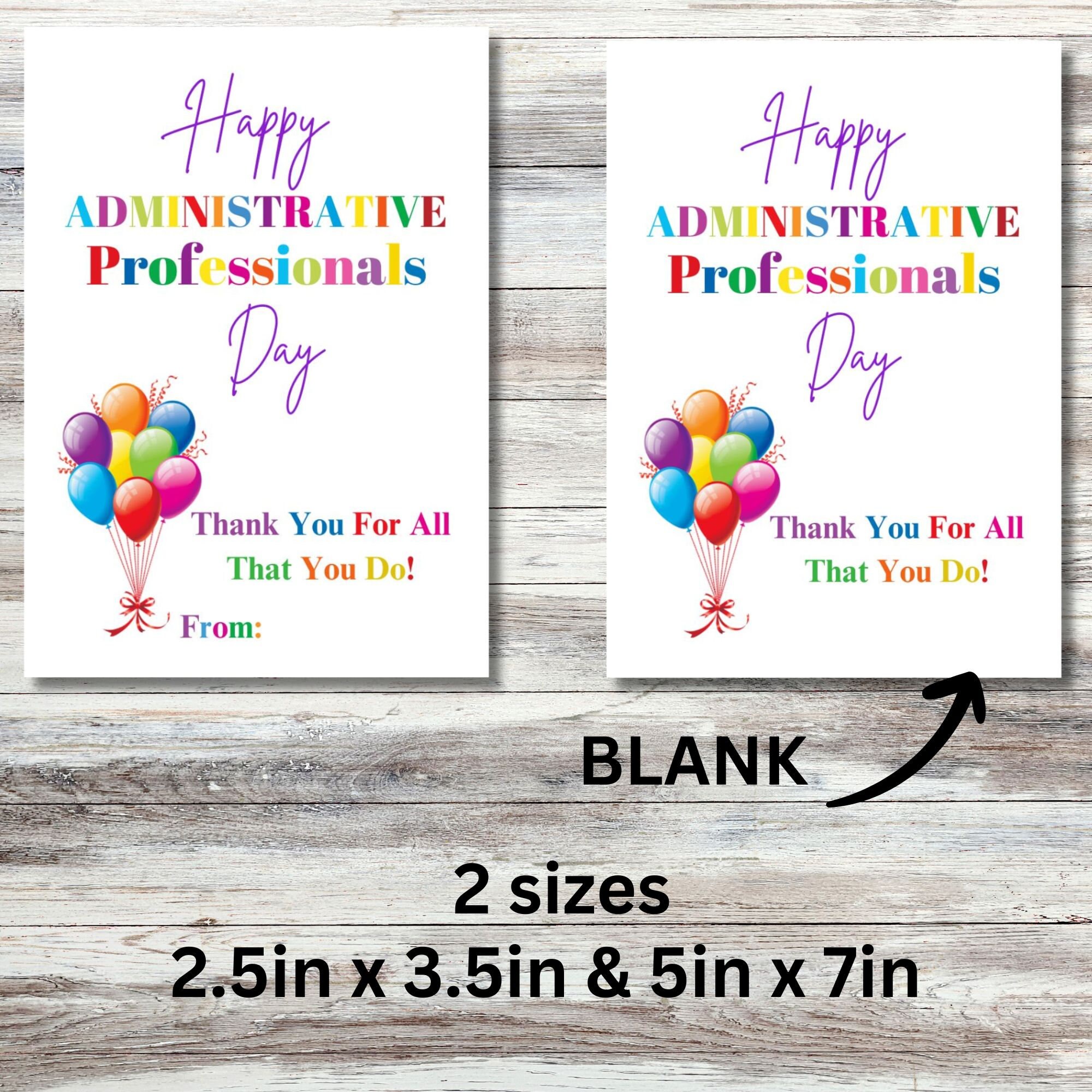 Administrative Professional Gift Tags, Administrative Assistant Day ...