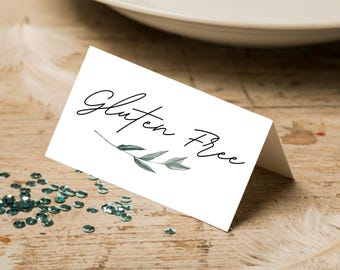 Glutenfrei Tischzelt, Glutenfreies Essen Zeichen, Hochzeit Zeichen, Hochzeit Gluten Zeichen, Hochzeit Tischzelt Zeichen, Glutenfrei, Hochzeit Printable