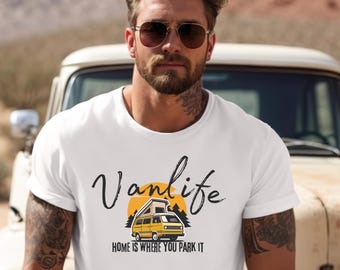 Vanlife Camping T-Shirt: Adventure Travel Tee, Nature Lover Gift
