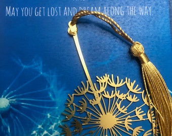 WISH Dandelinon (Gold) Bookmark