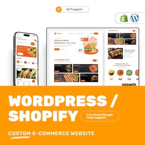 Custom E-Commerce Website Design | WordPress or Shopify | Fast, Mobile-Friendly Store | SEO & Product Setup | Branding Support, Big Commerce