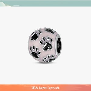 Vibrant Round CZ Zircon Charms Colorful Charms, 925 Sterling Silver Fits Original Bracelet, Charm Beads 2