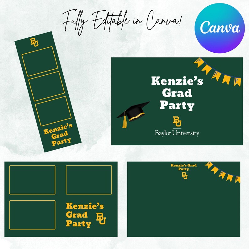Editable Booth Design Fully Editable Photo Booth Template and Screen - Etsy