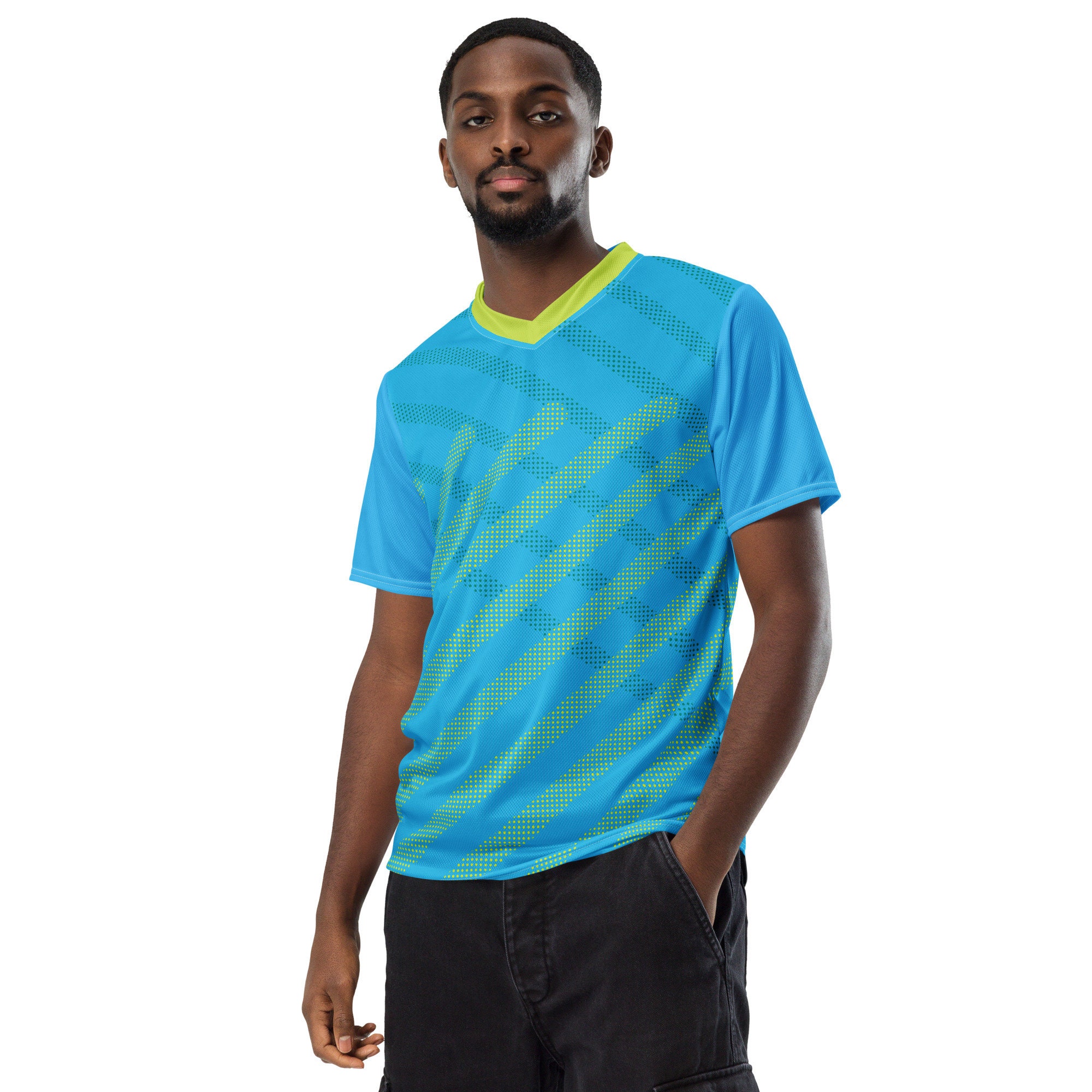 Unisex Sports Jersey Blue Moisture-wicking Athletic Tshirt - Etsy