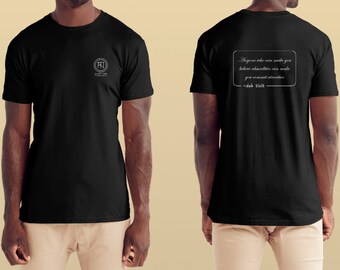 Fight The Narrative t-shirt with quote #1 from Voltaire on back
