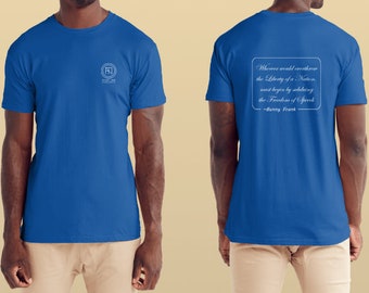 Fight The Narrative t-shirt with quote #1 from Franklin on back