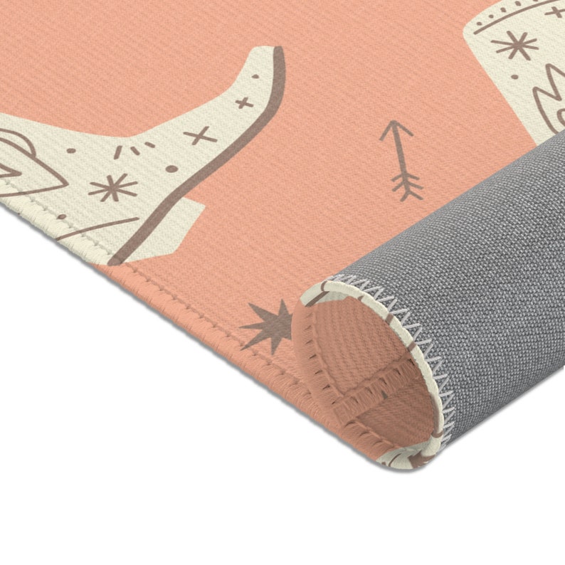 Retro Cowboy Boot Rug lindo tema occidental apartamento decoración Texas dormitorio alfombra vaquera decoración del hogar moda estilo occidental alfombra vaquera estética imagen 7