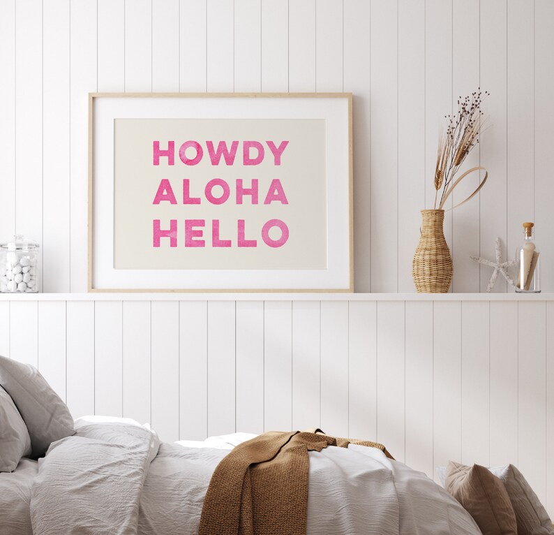 Beachy Wall Art Coastal Home Interior Beach House Decor Coastal Cowgirl ...