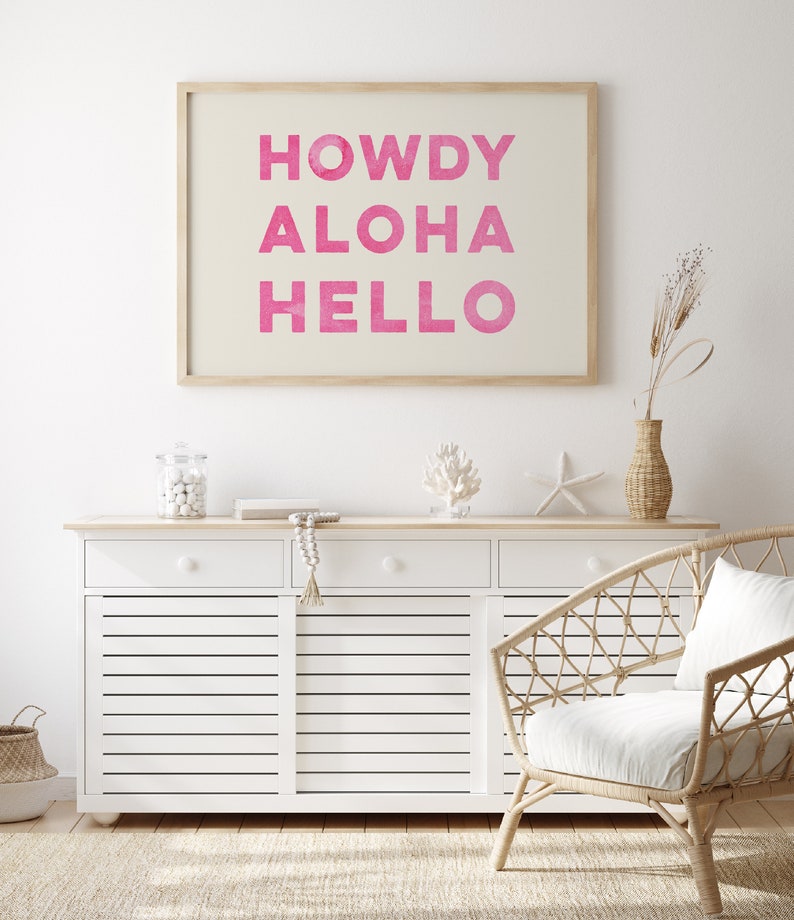 Beachy Wall Art Coastal Home Interior Beach House Decor Coastal Cowgirl ...