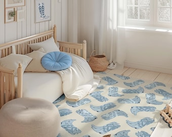 Western Nursery Rug Cowboy Theme baby Room Western Decor Blue Boot Country Style Nursery Mat Rustic Design Cowboy Rug Western Room Decor Boy