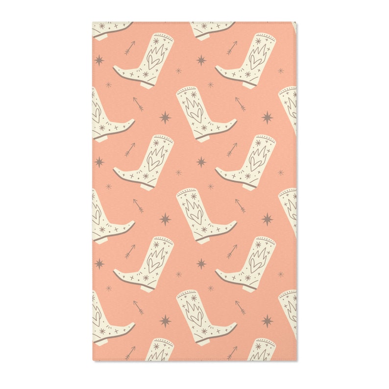 Cowboy Boot Rug Cute Western Theme Apartment Decor Cowgirl Home Decor Trendy Western Style Rug Cowgirl Aesthetic