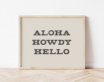 Texas Beach House Decor For Beachy Western Home Decor Howdy Wall Art For Coastal Texas Home Interior Decor Idea for Coastal Western Theme