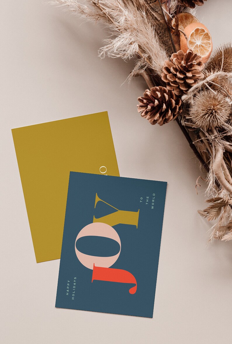 Printable Christmas Card Printable Holiday Card Modern - Etsy