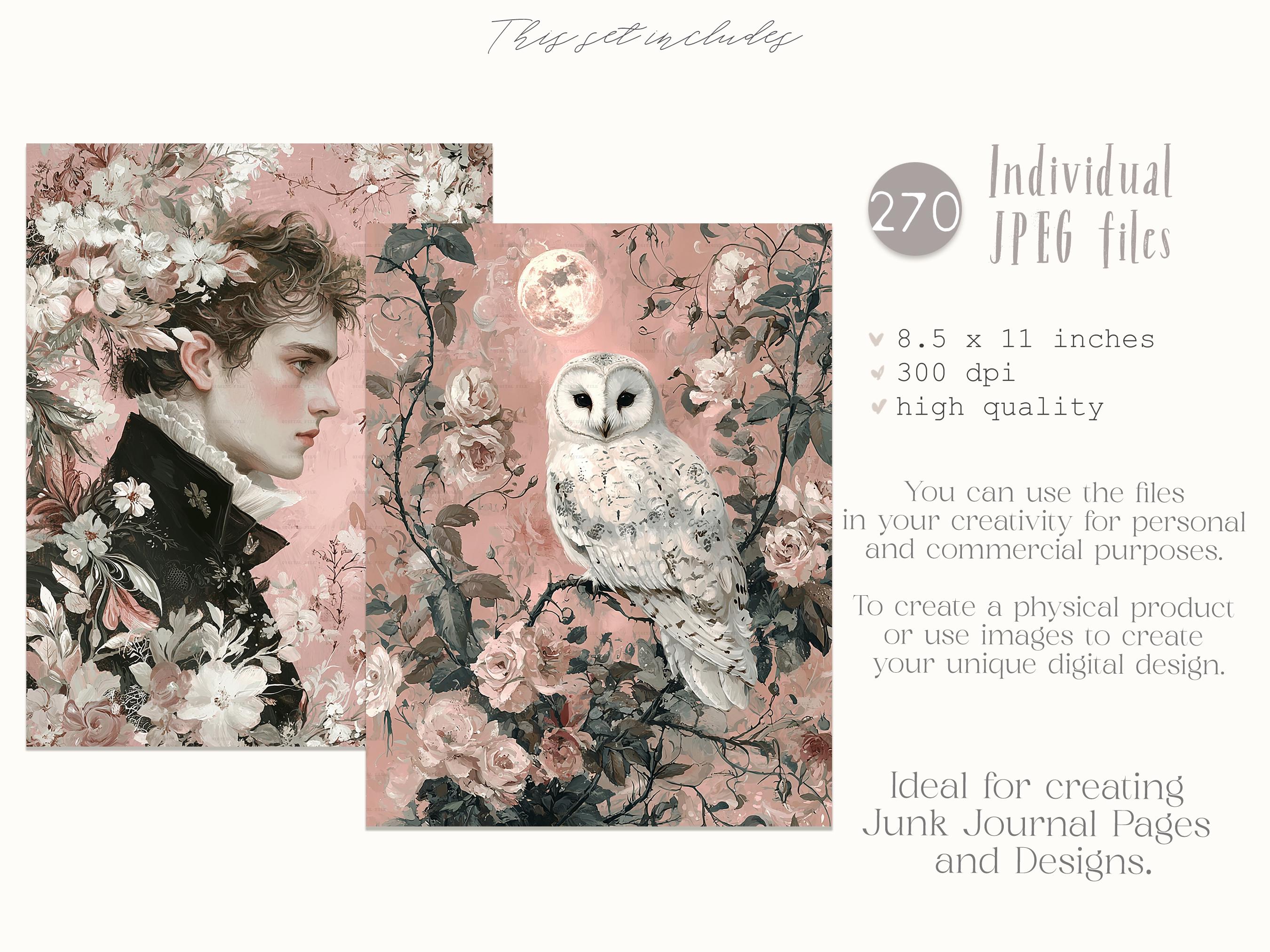 Victorian Watercolor Ephemera: Shabby Chic Halloween Images (digital ...