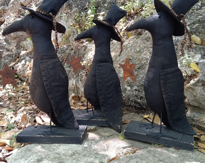 Primitive Crows - Etsy