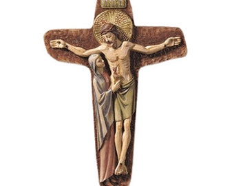 hand Crafted Sorrowful Mother/Passion Crucifix HD065