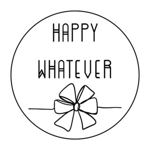 Funny cross stitch pattern, snarky embroidery, sassy embroidery, Christmas Embroidery Pattern - Happy Whatever