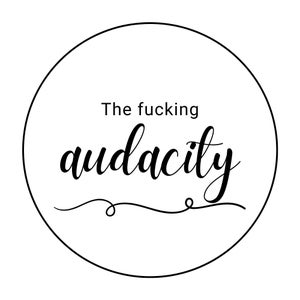 Snarky Cross Stitch Pattern, Snarky Embroidery Pattern - Audacity