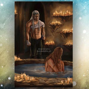 Rowan & Aelin - Who Did That to You? - Officially Licensed Art Print - Throne of Glass