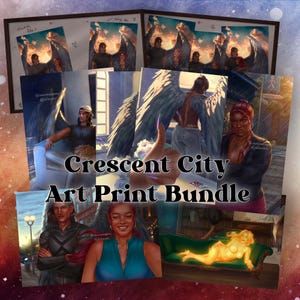 Crescent City Art Print Bundle - 6 Prints - Officially Licensed Art Print - Crescent City