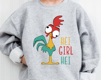 Hei Girl Hei Moana 2 Shirt, Disney Princess Moana Shirt, Hei Hei The Rooster Kids Tee, Disney Trip Shirt, Disneyland Vacation Group Shirt