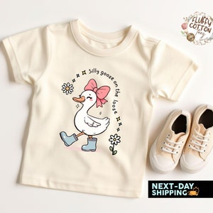 Silly Goose Kids Shirt – Funny Farm Animal Tee, Birthday Gift
