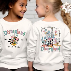Disneyland Est. 1955 Kids Shirt - Disneyworld Toddler T-shirt - Sweatshirt for Children - Mickey And Friends Sweater