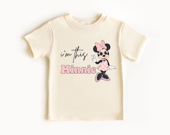 I'm This Minnie Toddler Shirt, 2nd Birthday T-Shirt, Minnie Mouse Birthday Shirt, Minnie Two Age Shirt, Disney Birthday Trip Shirt
