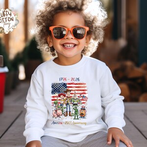 Toy Story America 250th Anniversary Kids T-Shirt -Independence Day Toddler Sweatshirt bild 2
