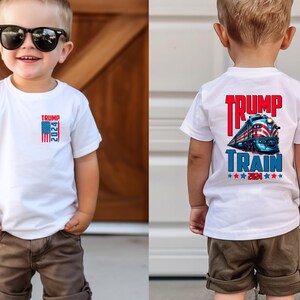Trump Train Shirt, Trump 2024, Trump Shirt, Trump, Train, Toddler Tee, Donald Trump, Trump 2024 Shirt, Republican Gift, Political Shirt