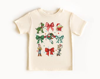 Disney Toy Story Coquette Bows Christmas Shirt, Toy Story You've Got A Friend In Me Shirt, Disney Xmas Woody Jessie Slinky Alien Buzz Tee
