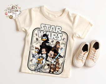 Star Wars Mickey Jedi And Friends T-shirt -  Disney Toddler Tee - Disneyland Family Sweatshirt
