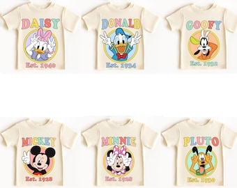 Retro Mickey and Friends Shirt, Retro Disney Trip Shirt, Checkered Mickey Shirt, Retro Mickey Shirt, Disney Family Vacation, Custom Disney