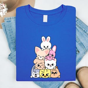Skzoo Characters Shirt, Kpop Group Merch, SKZ Concert Apparel SKZ Animal Shirt, Stray Kids Tee, SKZ Merch Shirt, Stay Shirt, Gift For Stay
