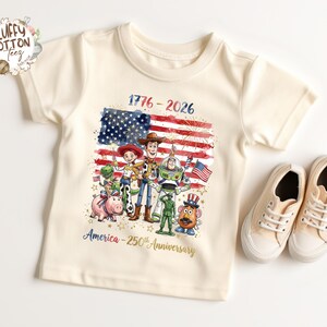 Toy Story America 250th Anniversary Kids T-Shirt -Independence Day Toddler Sweatshirt bild 5