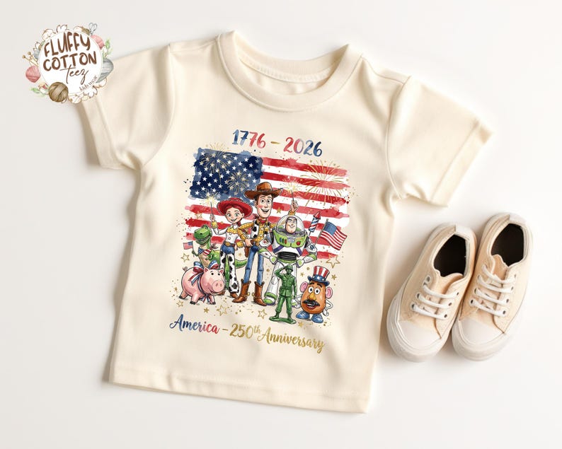 Toy Story America 250th Anniversary Kids T-Shirt -Independence Day Toddler Sweatshirt bild 5