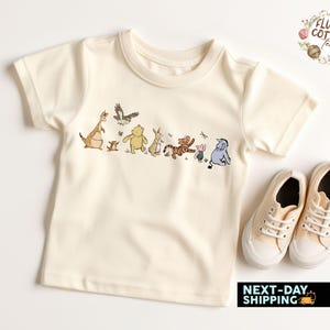 Retro Winnie The Pooh And Friends Toddler Shirt, Disney Pooh Shirt, Pooh Bear Shirt, Winnie The Pooh Baby Bodysuit, Disney Family Sweatshirt