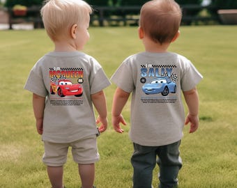 Cars Matching Shirt, McQueen and Sally Couple T-shirt, Lightning McQueen, I'm McQueen Tee, I'm Sally Cars T-Shirt, Disney Cars Movie Gift
