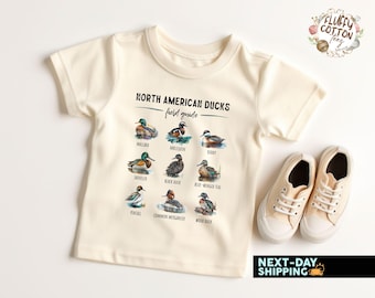 North American Ducks Field Guide Toddler Shirt
