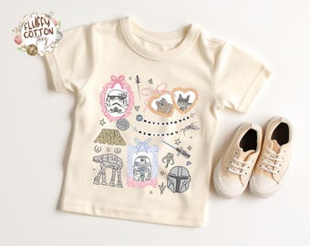 Star Wars Coquette Bow Kids T-Shirt - May The Force Be With You Toddler Sweatshirt - Starwars Characters Baby Onesie®