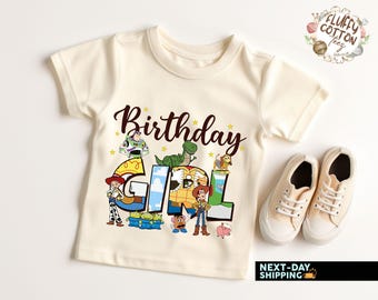 Toy Story Birthday Girl Shirt, Jessie Kids Tee
