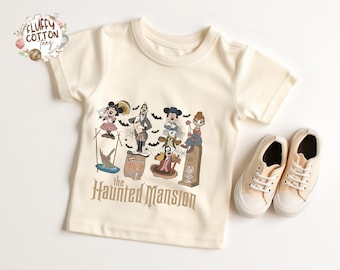 Disney Haunted House Tee – Disneyland Kids Shirt -Mickey and Friends Haunted Mansion Toddler T-Shirt