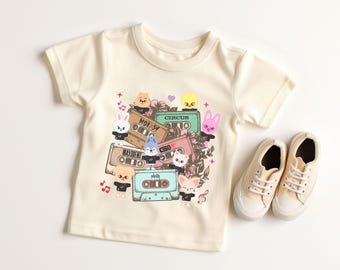 Camiseta del personaje Chibi SKZOO, regalo para amantes de la música