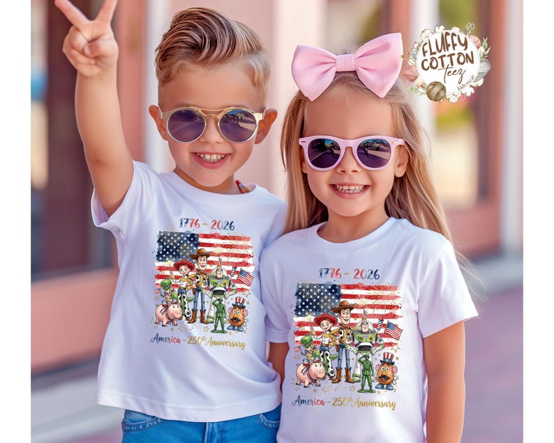 Toy Story America 250th Anniversary Kids T-Shirt -Independence Day Toddler Sweatshirt bild 4