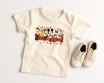 Disney Characters Happy Thanksgiving Shirt, Disney Thanksgiving Tee, Happy Thanksgiving Outfit, Disney Fall Vibes